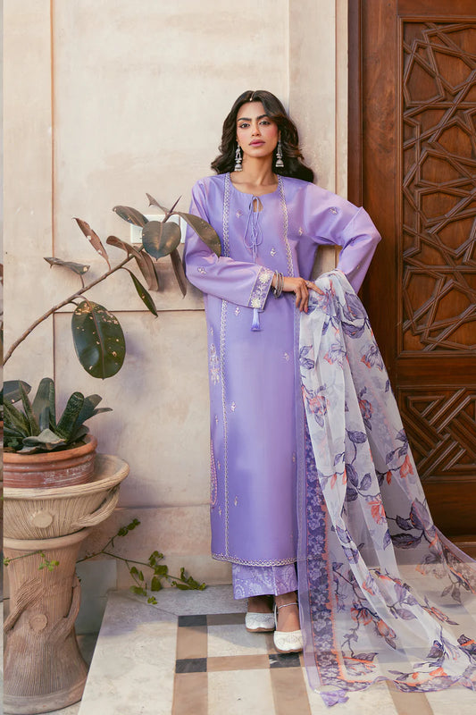 3 Piece - Premium Embroidered Lawn Suit