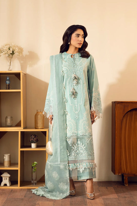 3 Piece - Embroidered Lawn Suit Unstitched