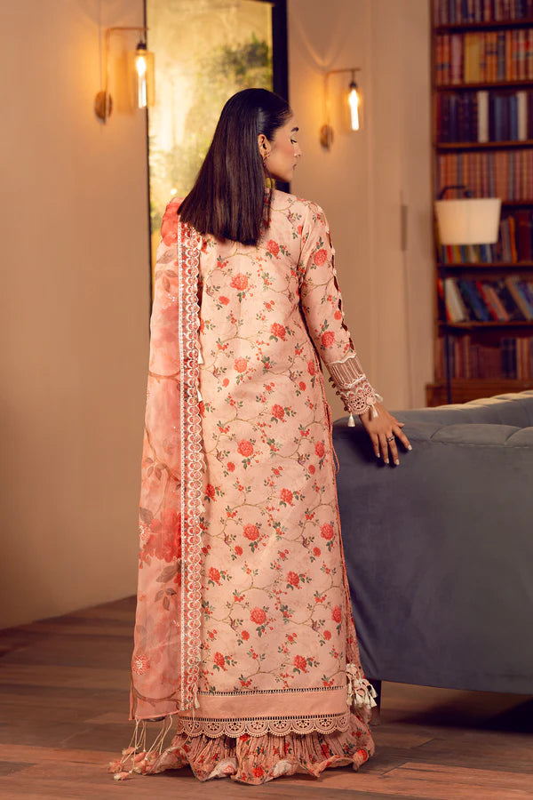 3 Piece - Embroidered Lawn Suit Unstitched