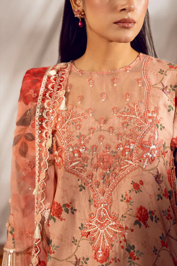 3 Piece - Embroidered Lawn Suit Unstitched