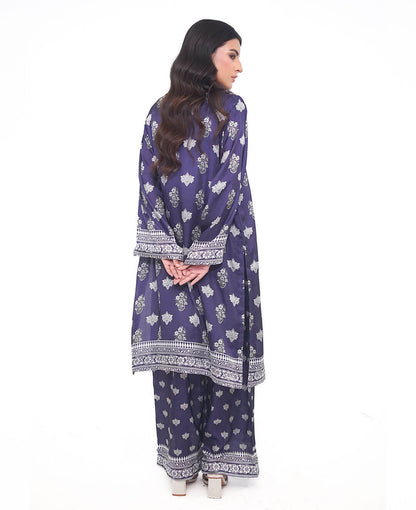 Midnight Damask – Printed Premium Silk 2-Piece Suit