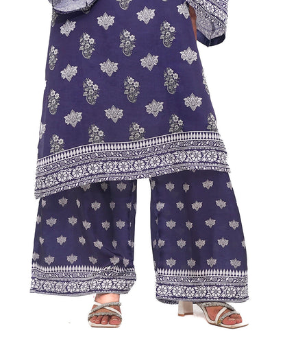 Midnight Damask – Printed Premium Silk 2-Piece Suit