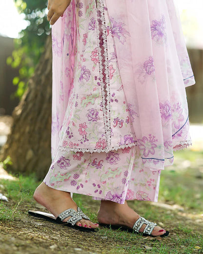 Blush Orchid 3-Piece Premium Lawn Suit