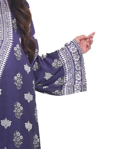 Midnight Damask – Printed Premium Silk 2-Piece Suit