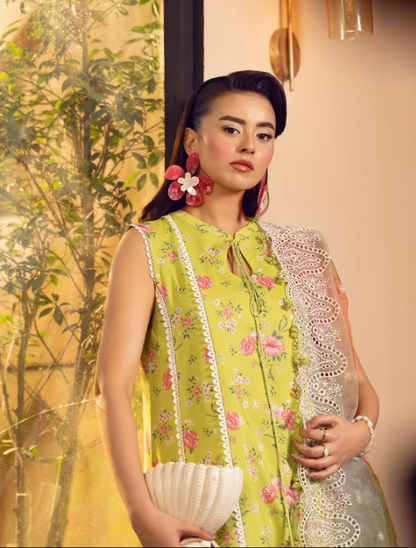3 Piece - Embroidered Lawn Suit Unstitched