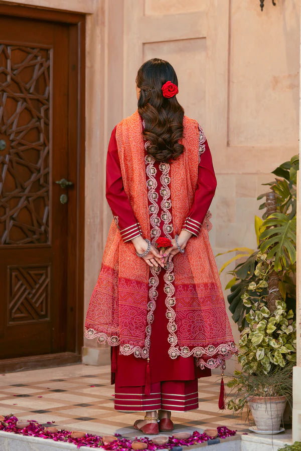 3 Piece - Premium Embroidered Lawn Suit
