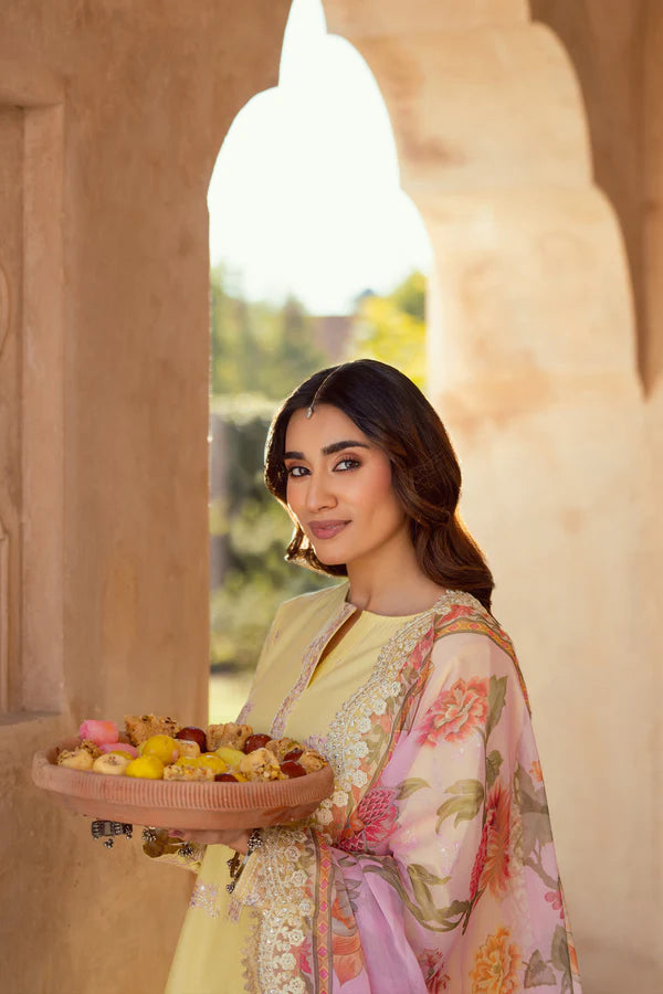 3 Piece - Premium Embroidered Lawn Suit
