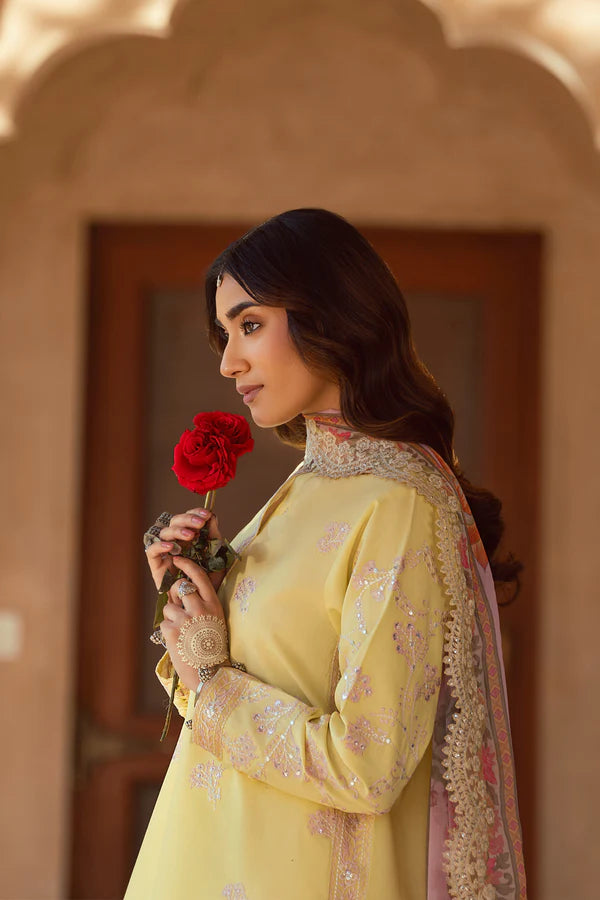 3 Piece - Premium Embroidered Lawn Suit