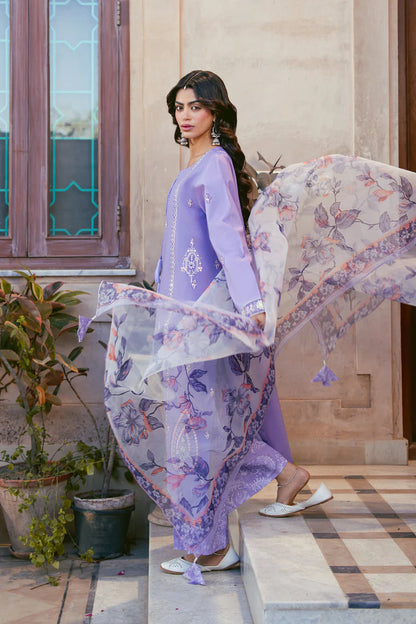 3 Piece - Premium Embroidered Lawn Suit