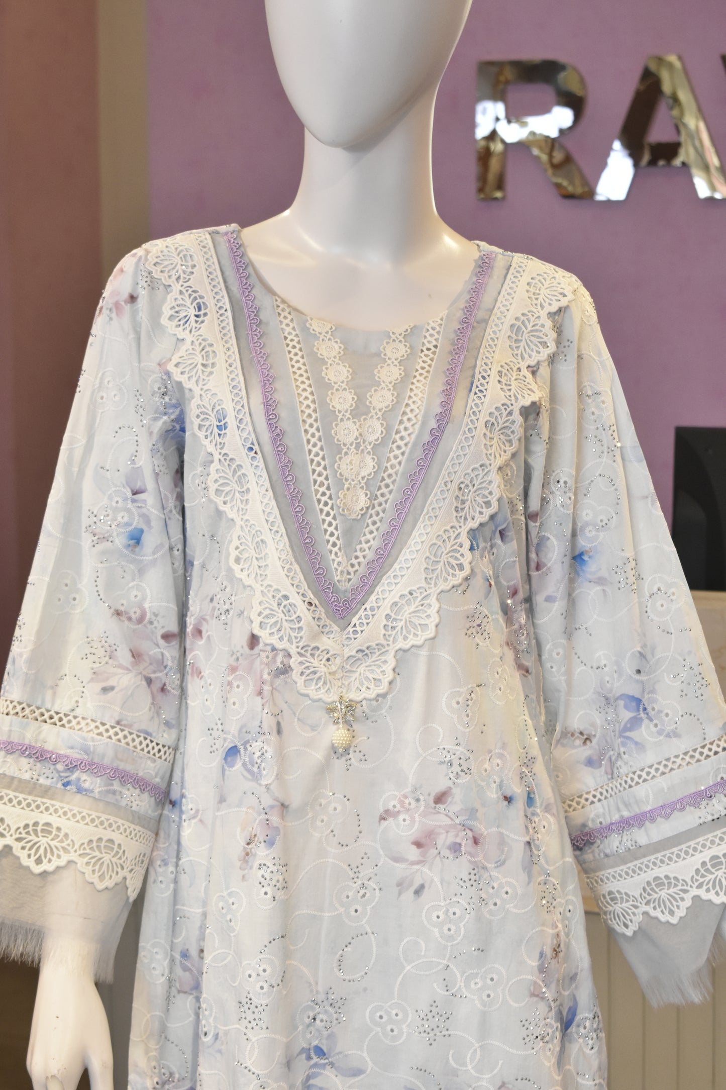 Premium Hand-Embroidered Soft Cotton Multi-Piece Suit