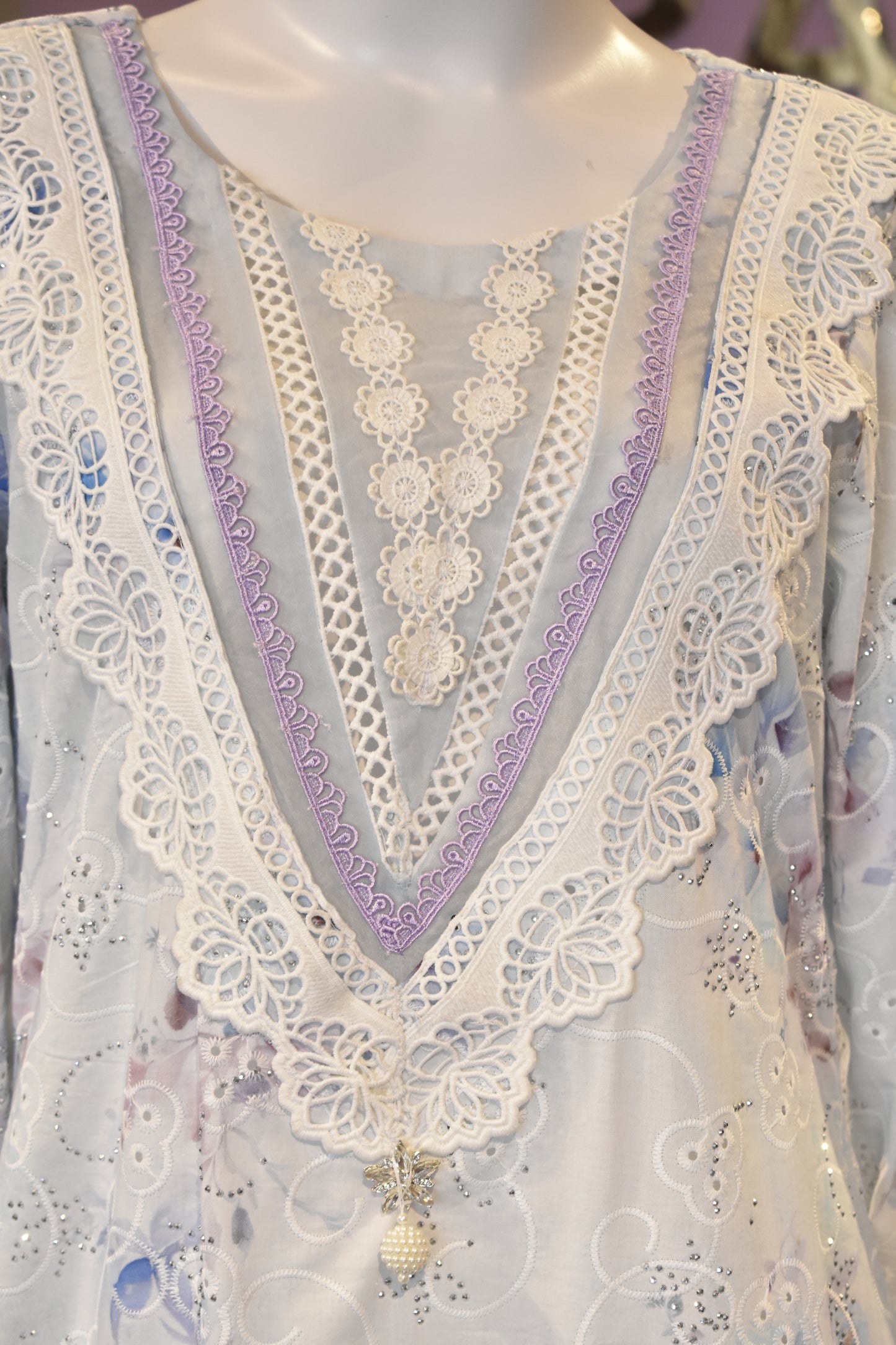 Premium Hand-Embroidered Soft Cotton Multi-Piece Suit