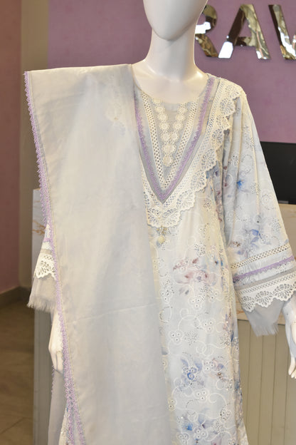 Premium Hand-Embroidered Soft Cotton Multi-Piece Suit