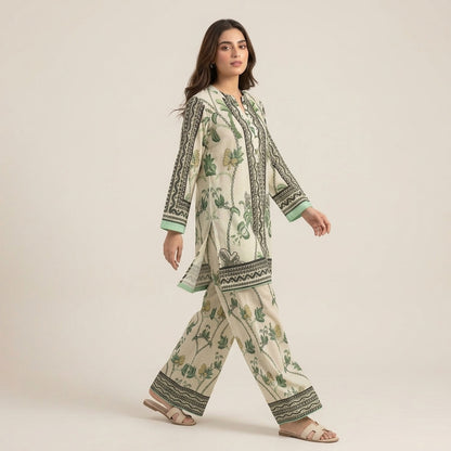 Sage Botanical – Printed 2-Piece Lawn Co-Ord Se