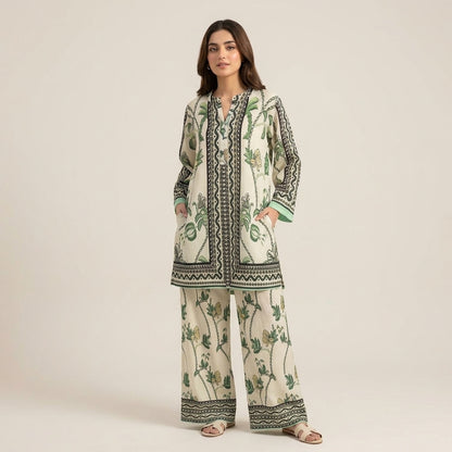 Sage Botanical – Printed 2-Piece Lawn Co-Ord Se