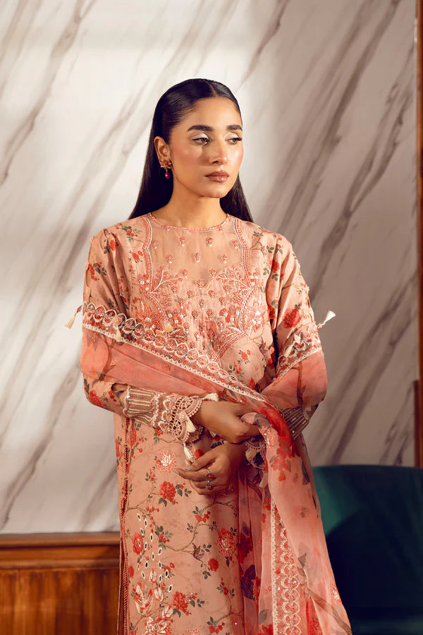3 Piece - Embroidered Lawn Suit Unstitched