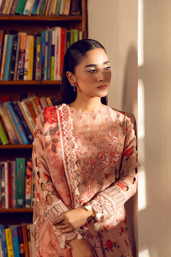 3 Piece - Embroidered Lawn Suit Unstitched