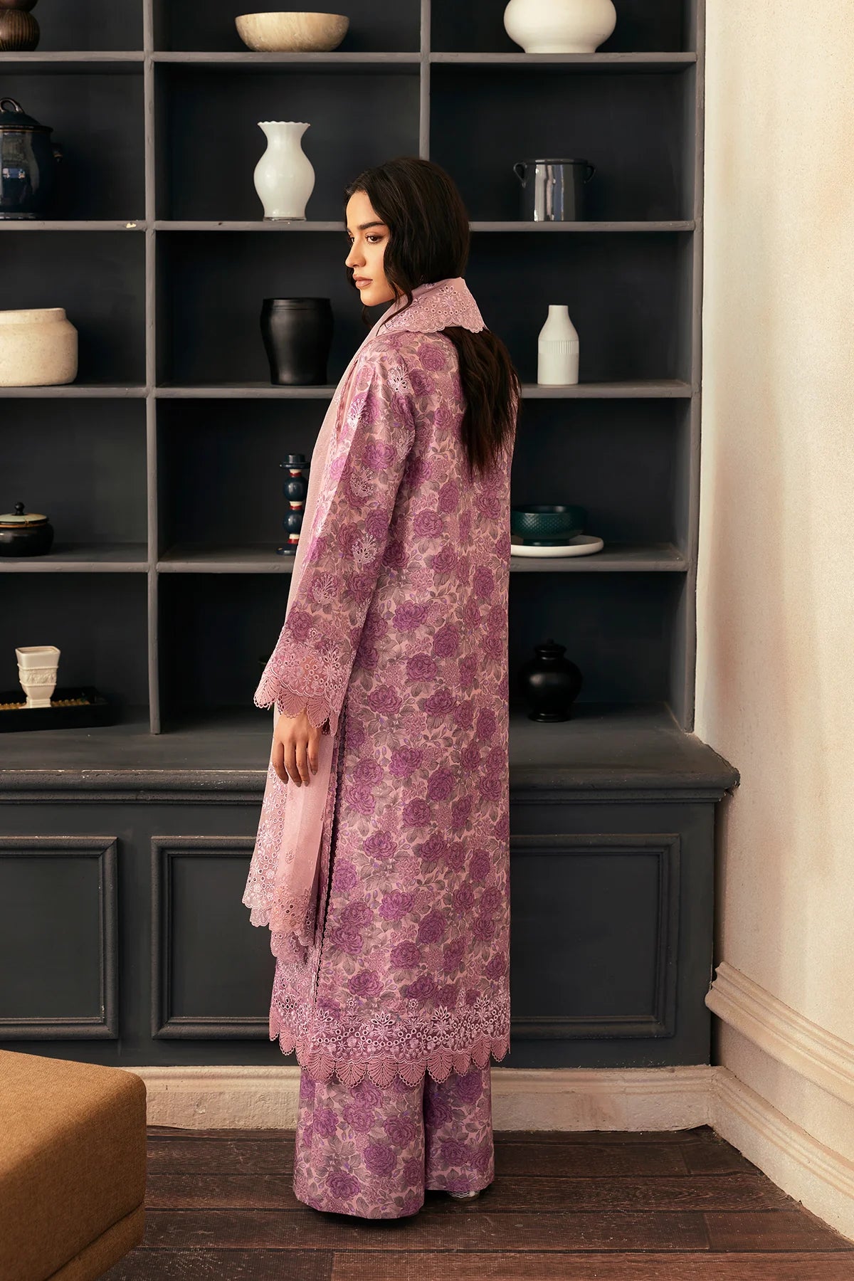 3 Piece - Embroidered Lawn Suit Unstitched