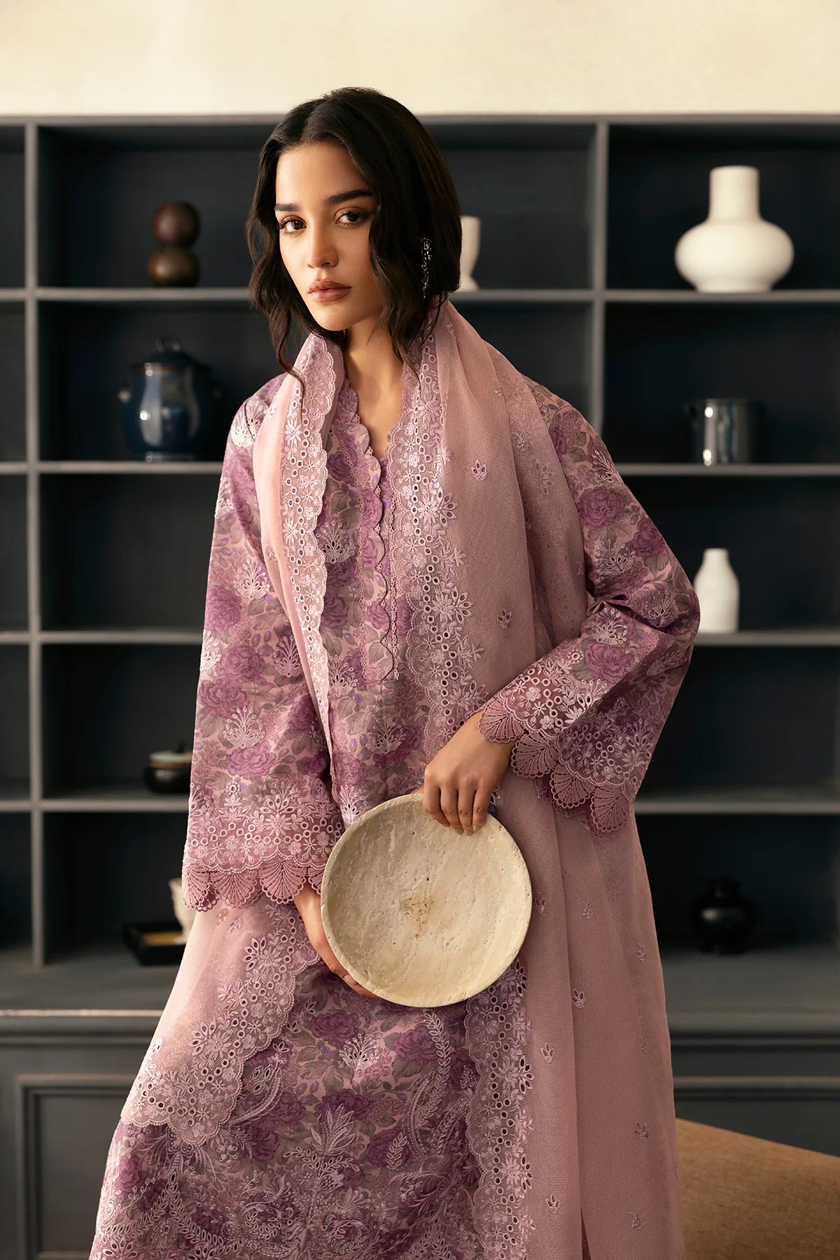 3 Piece - Embroidered Lawn Suit Unstitched