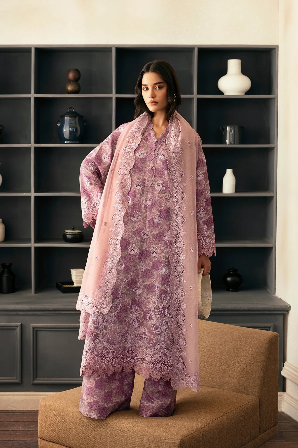 3 Piece - Embroidered Lawn Suit Unstitched