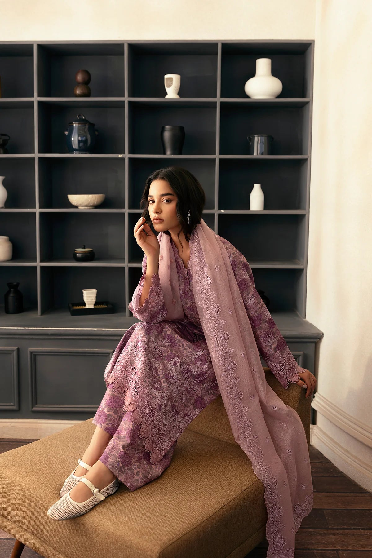 3 Piece - Embroidered Lawn Suit Unstitched