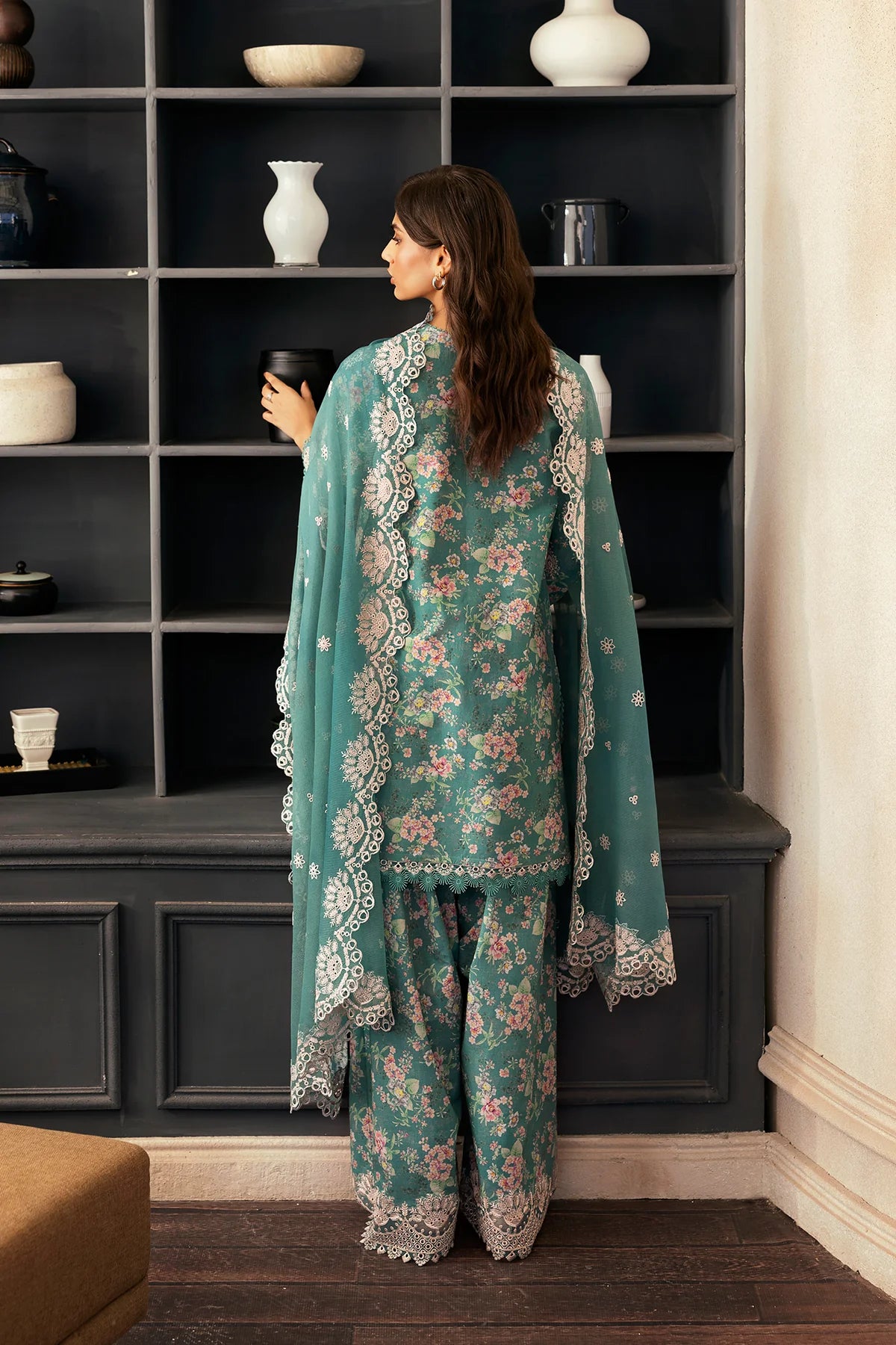 3 Piece - Embroidered Lawn Suit Unstitched