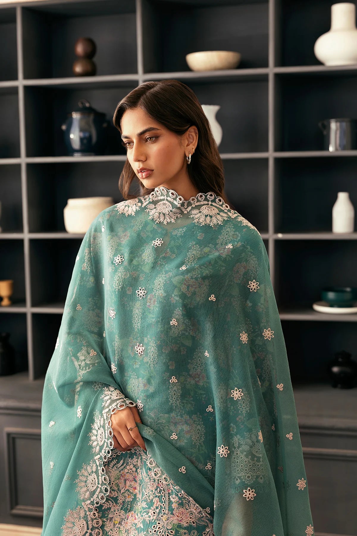 3 Piece - Embroidered Lawn Suit Unstitched