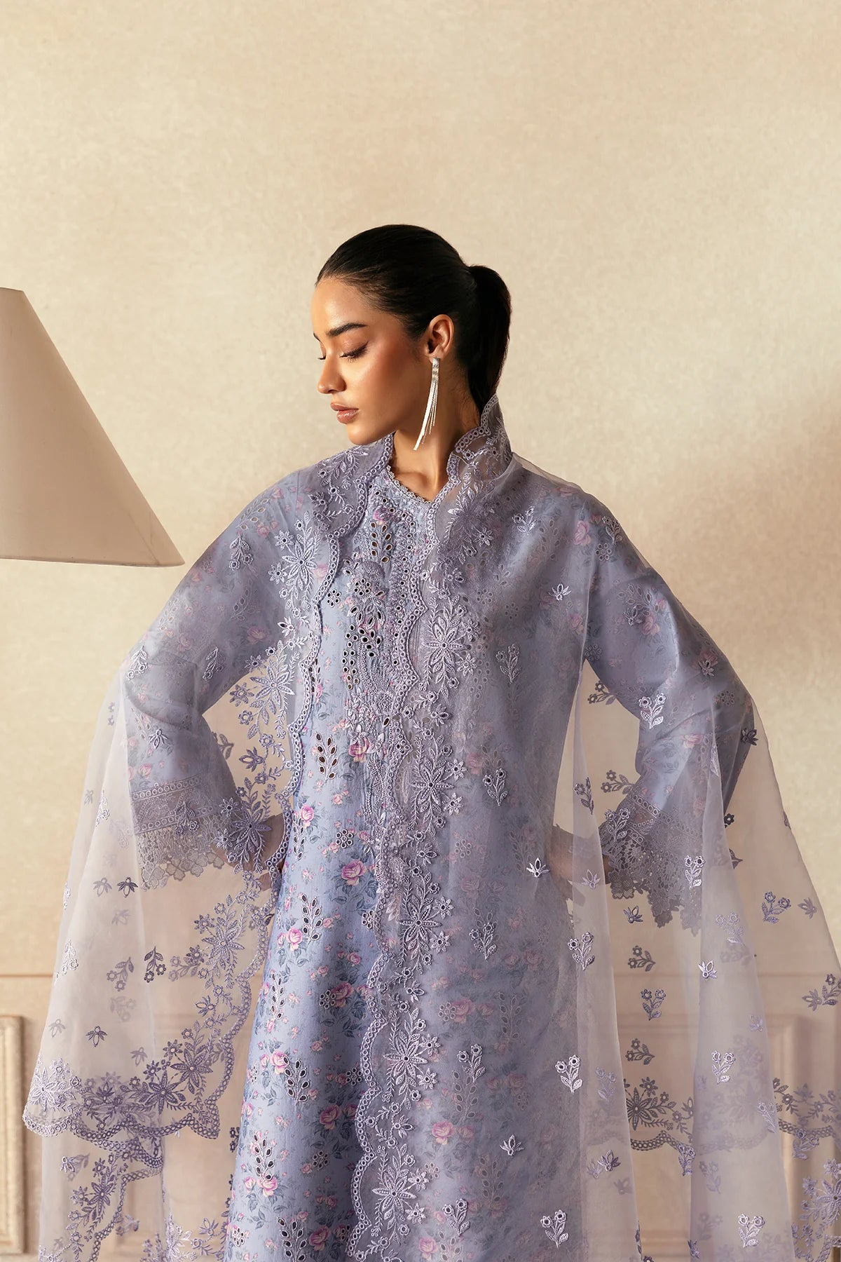 3 Piece - Embroidered Lawn Suit Unstitched
