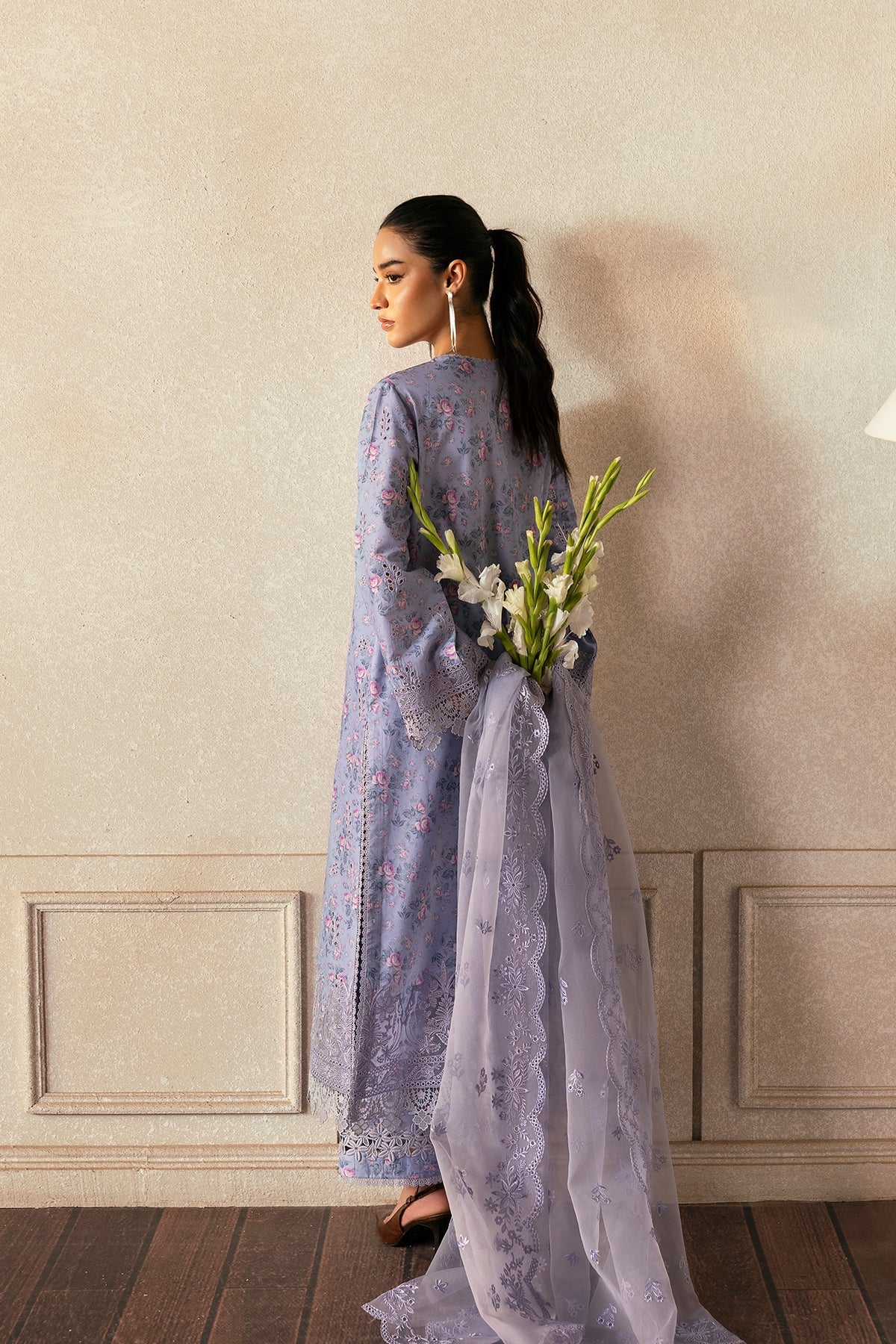 3 Piece - Embroidered Lawn Suit Unstitched
