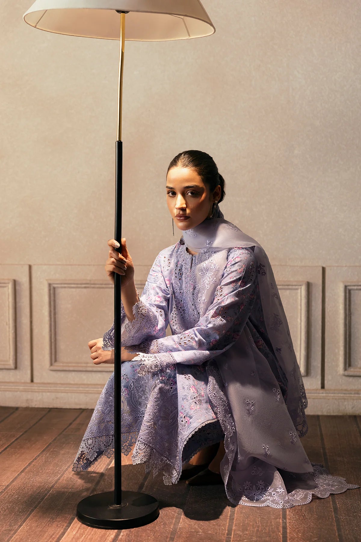 3 Piece - Embroidered Lawn Suit Unstitched
